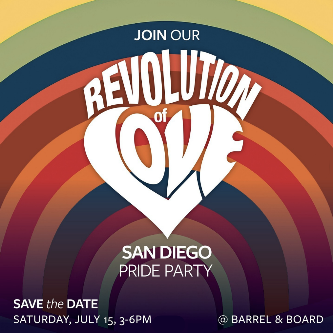 ECQA Pride Party: Revolution of Love - Barrel & Board